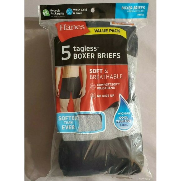 hanes tagless boxer briefs